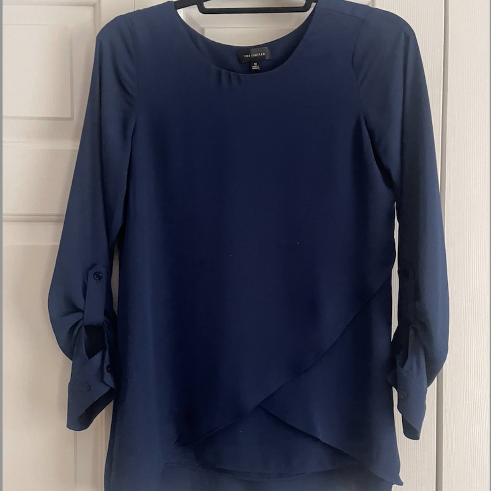 The Limited Navy Blouse